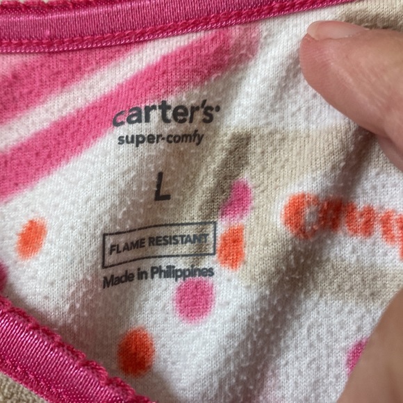 3 for $8 Carter’s fleece Pajama gown - Picture 4 of 8